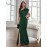 Women's Elegant One-Shoulder Formal Party dress - Formal Event Evening Gown, Machine Washable Wedding, Prom, Birthday Party Dress - Elegant Evening Attire for Women, Fitted Silhouette, Highquality Fabric, Stylish Gown, Bridal Guest