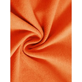 [3pcs Retro Tees] 3pcs Retro Love Heart Graphic Tees | Casual Short Sleeve Women's T-Shirts in Beige, Red & Orange with Golden Accents, Soft Polyester Blend