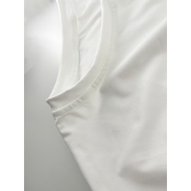 [5pcs Soft T-Shirts] 5pcs Plus Size Women's Soft Long Sleeve T-Shirts | Casual Round Neck Tops, Solid Color Basic Tees for Spring/Fall, Machine Washable | Black, Blue, White, Red, Pink, Ladies T Shirts, Seasonal Fashion, Simple Design, Comfortable Fit