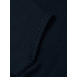 Machine Washable Polyester Blend Women's Casual Hoodie & Jogger Set - Letter Print, Drawstring Waist with Pockets, Perfect for Fall/Winter